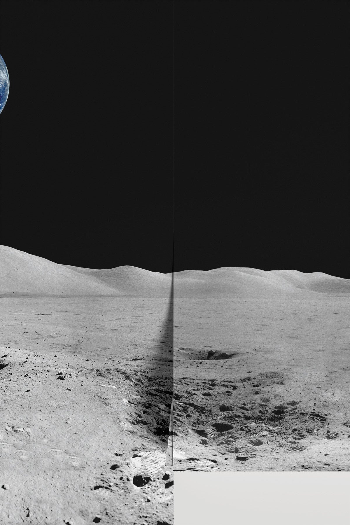 View of Earth from the Moon Wall Mural