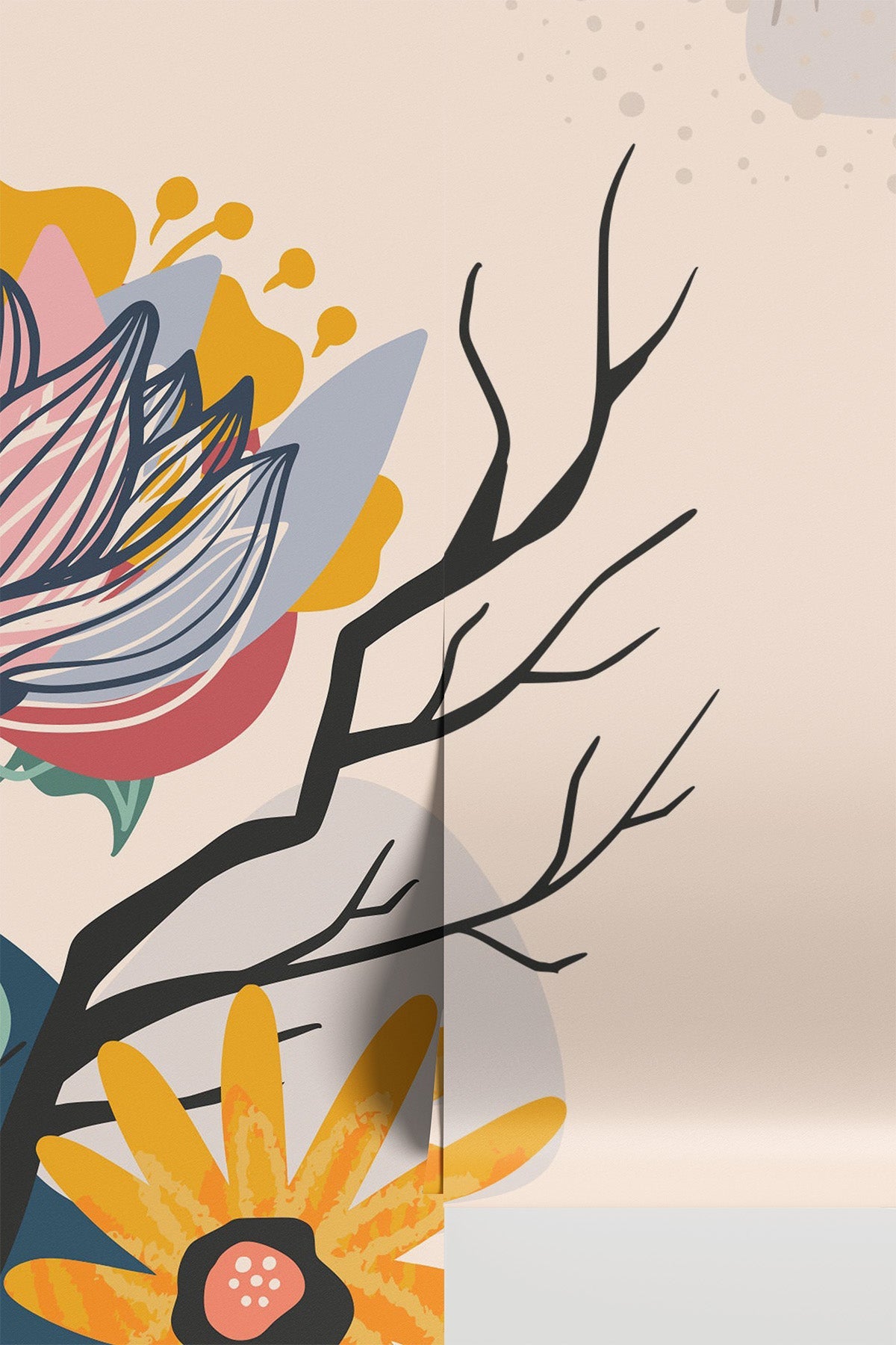 Abstract Floral Card 2