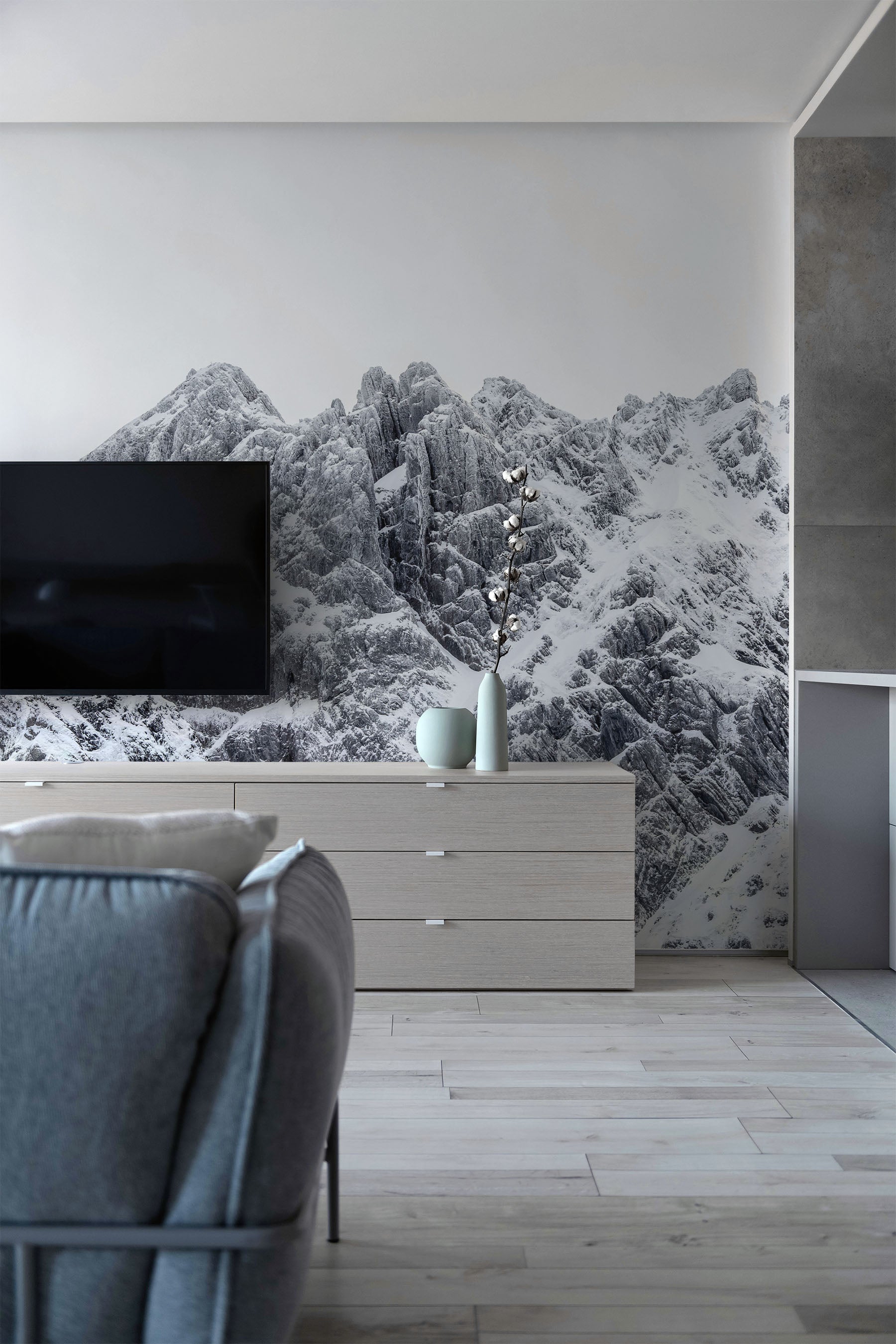 Swiss Mountains Wall Mural