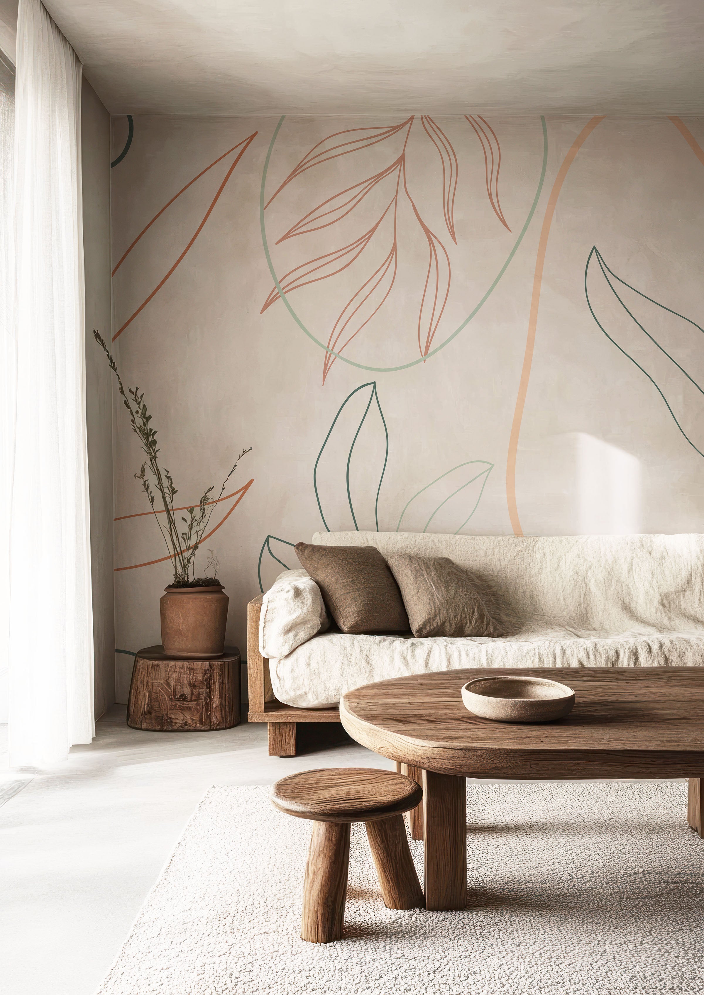 Floral Composition 2 Wall Mural