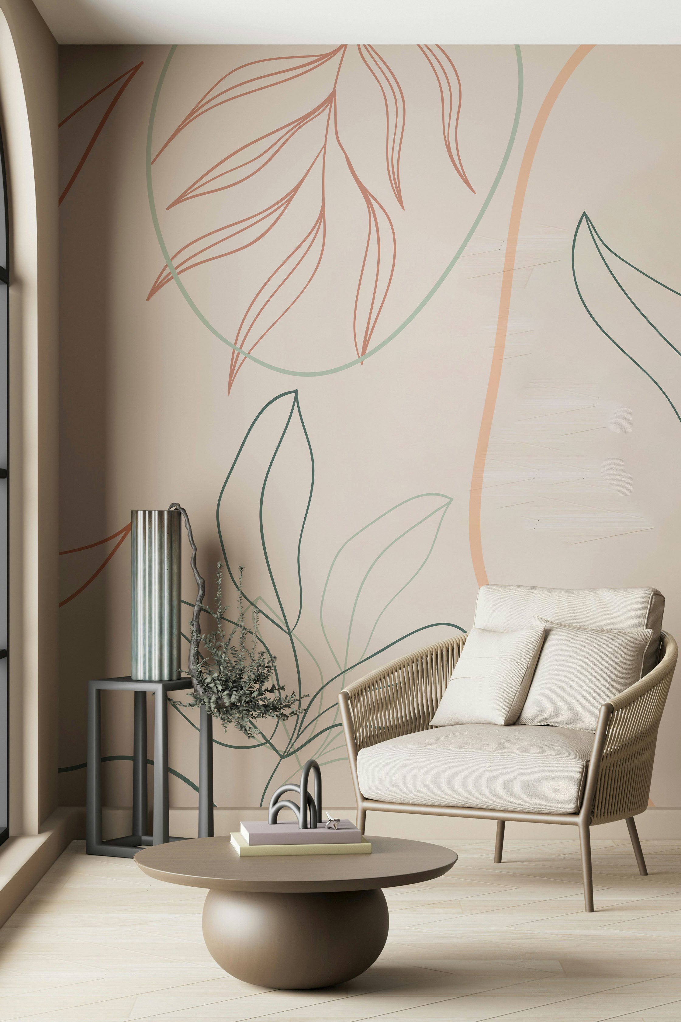 Floral Composition 2 Wall Mural