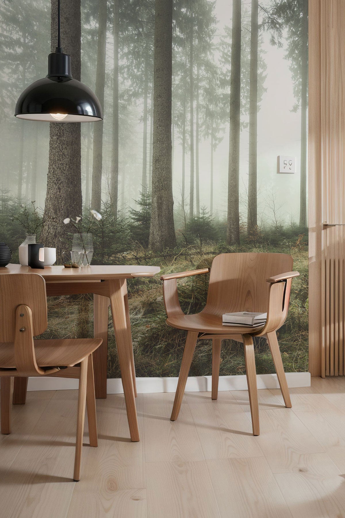 Autumn Sunrise in the Forest