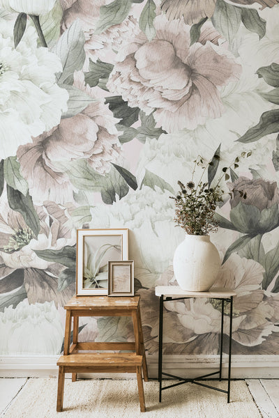 Blooming florals in a living space 