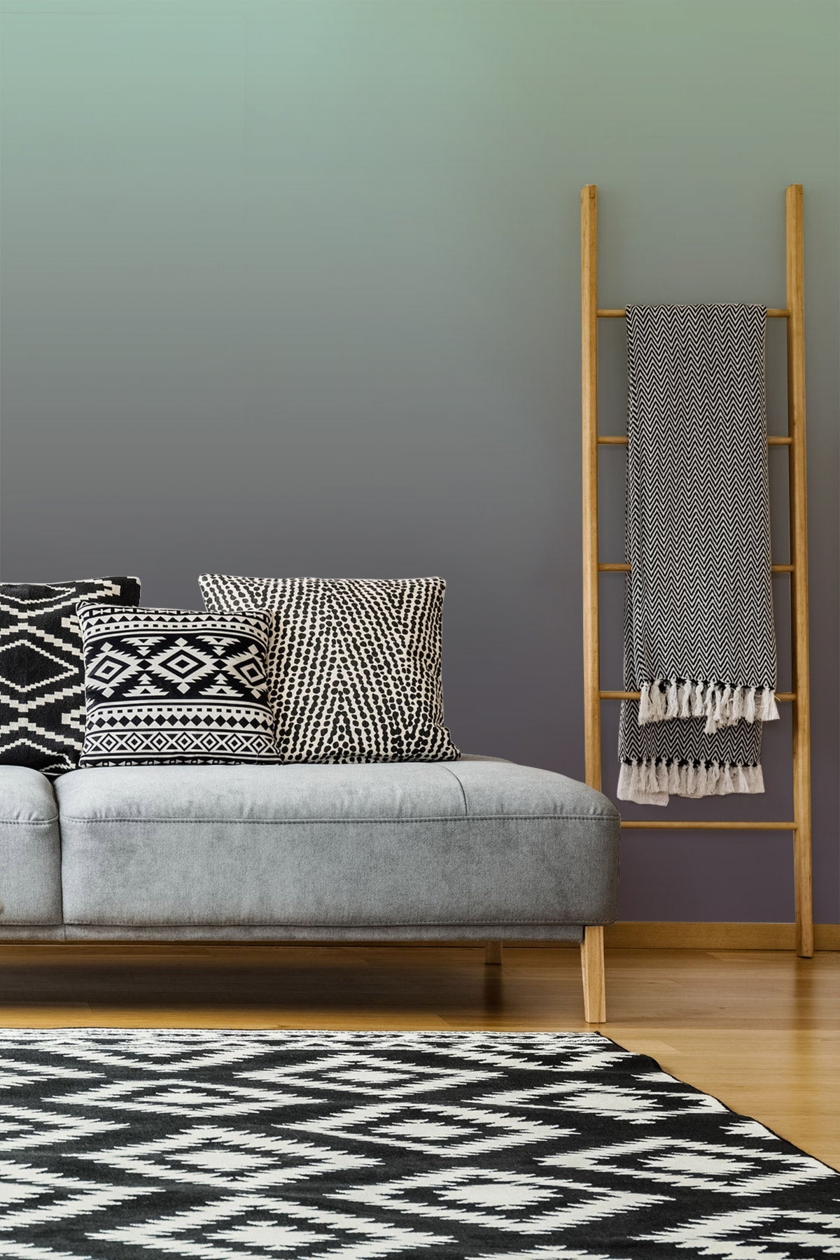 Cosmic Dust Wallpaper showcased on a wall