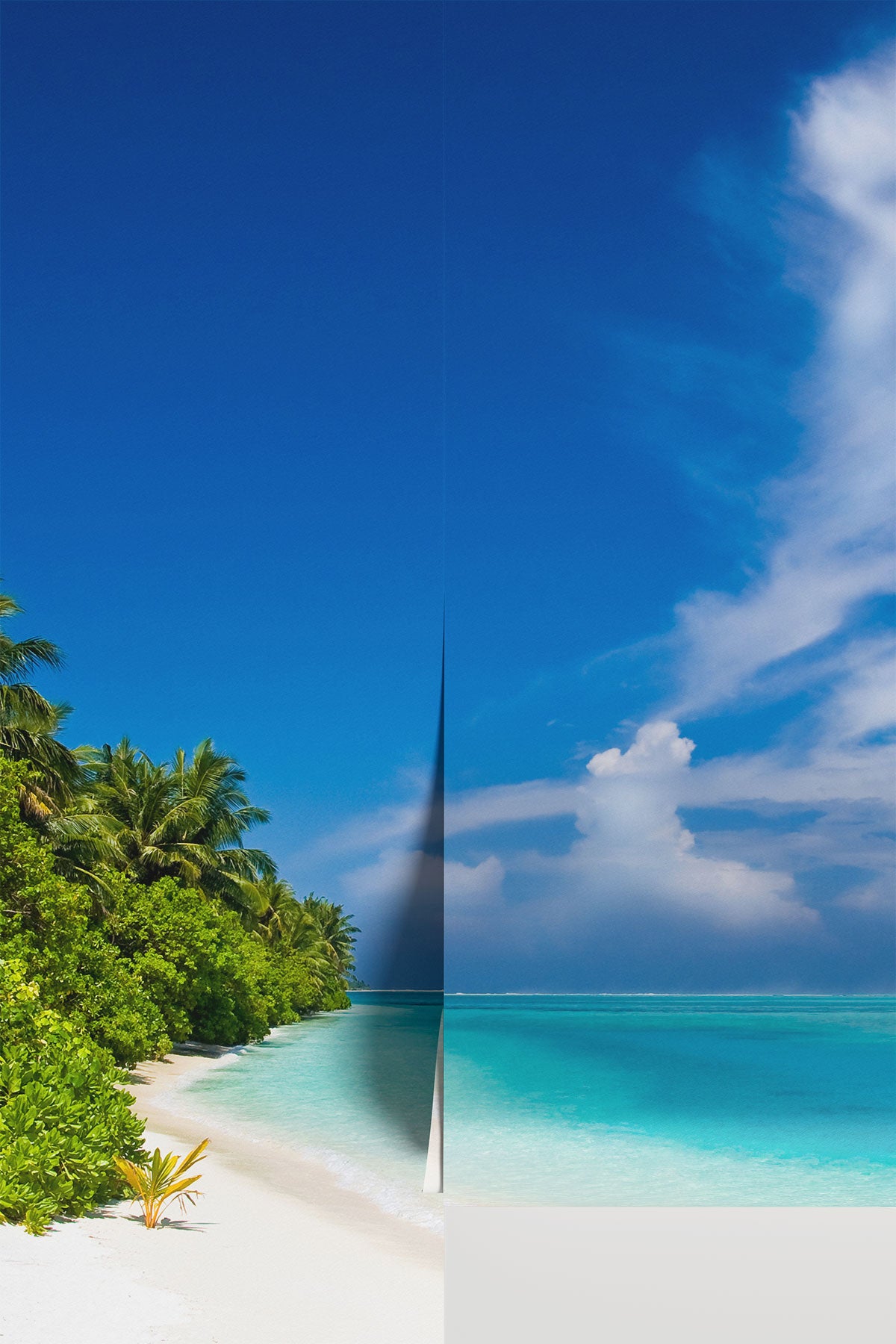 Beautiful tropical beach Wall Mural