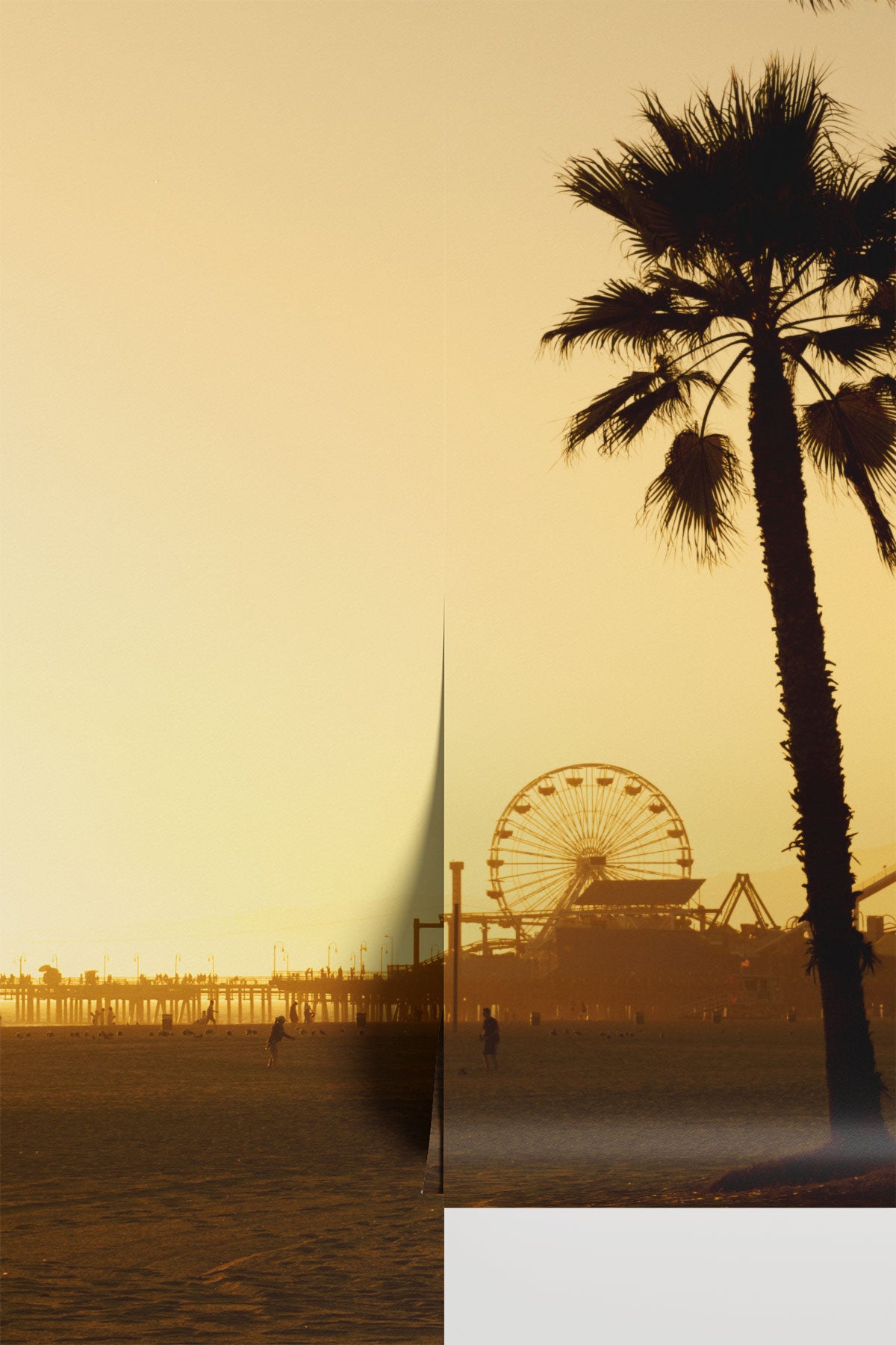 Santa Monica Beach Wall Mural