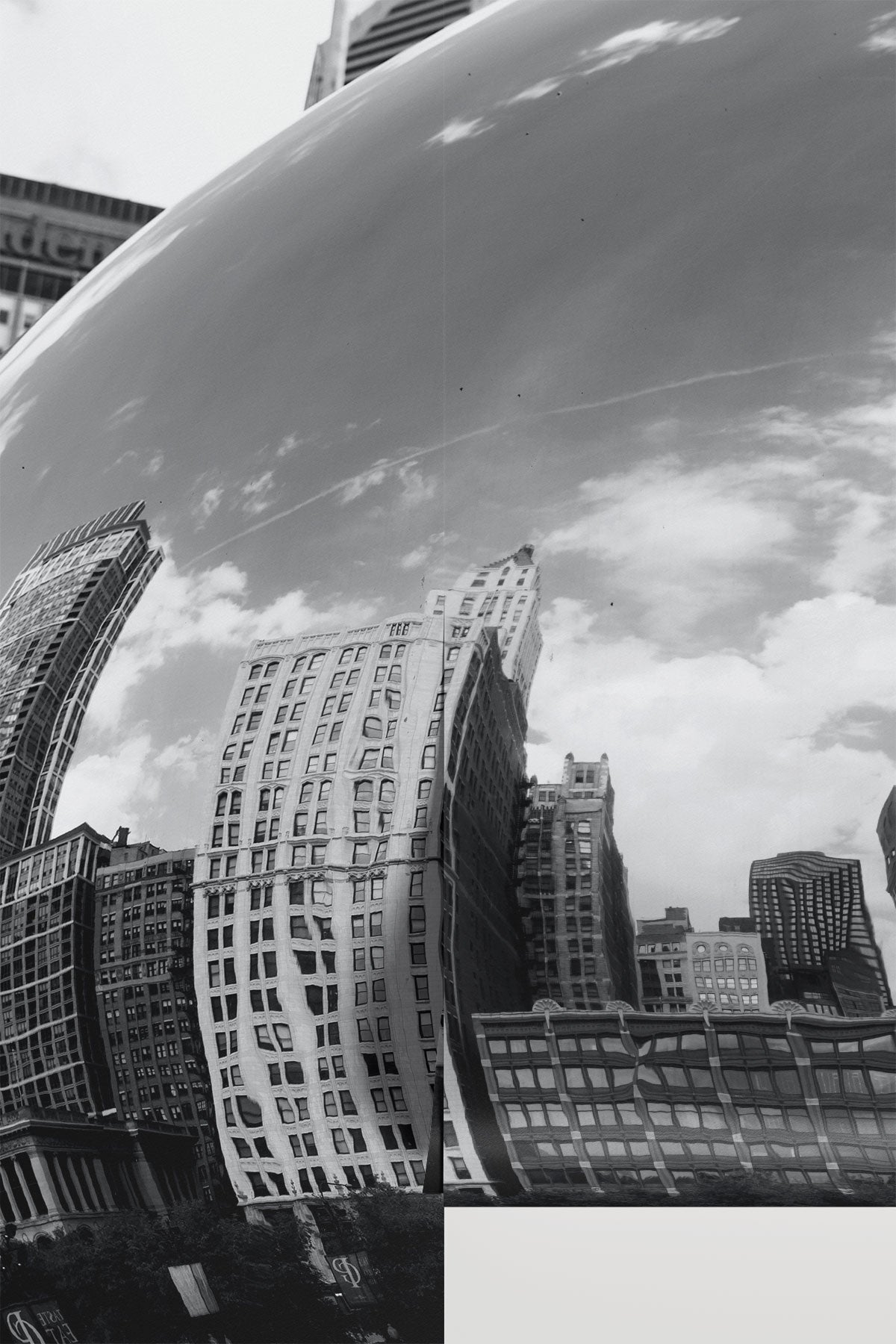 Chicago Cloud Gate Wall Mural