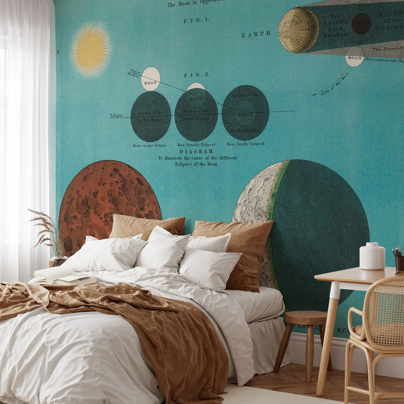 Eclipse of the Moon Wall Mural