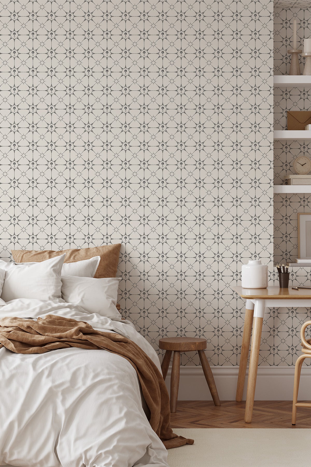 Eiffel Tower Stars / Beige