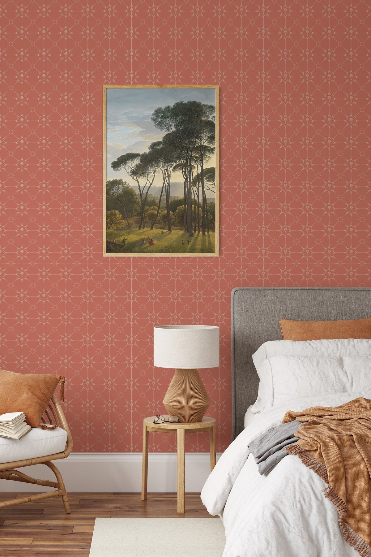 Eiffel Tower Stars / Coral