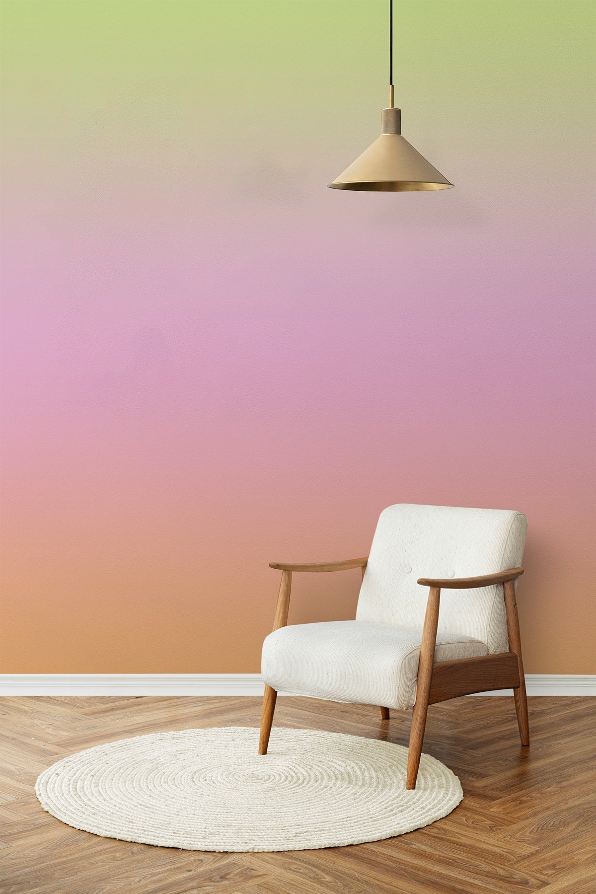 Enchanted Forest Wallpaper in a room