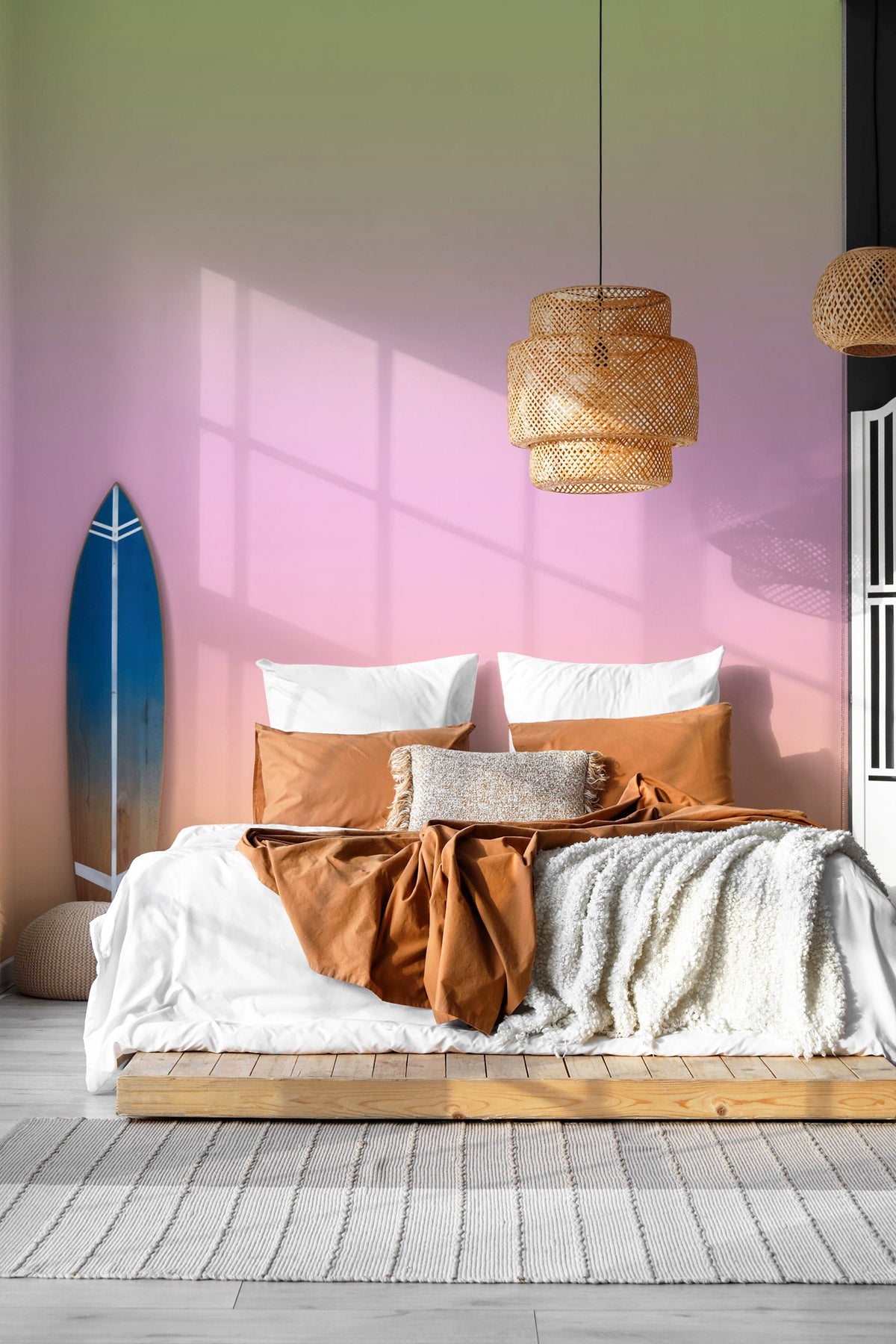 Enchanted Forest Wallpaper in a bedroom