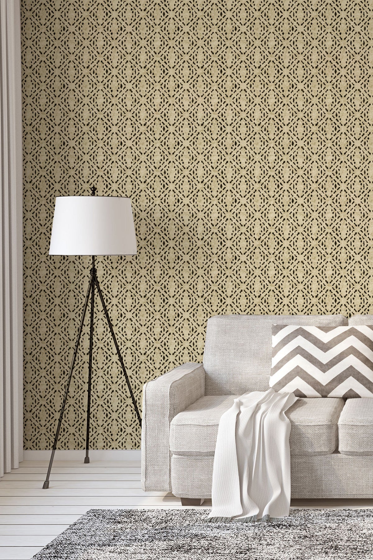 Ethnic Tie Dye / Burnt