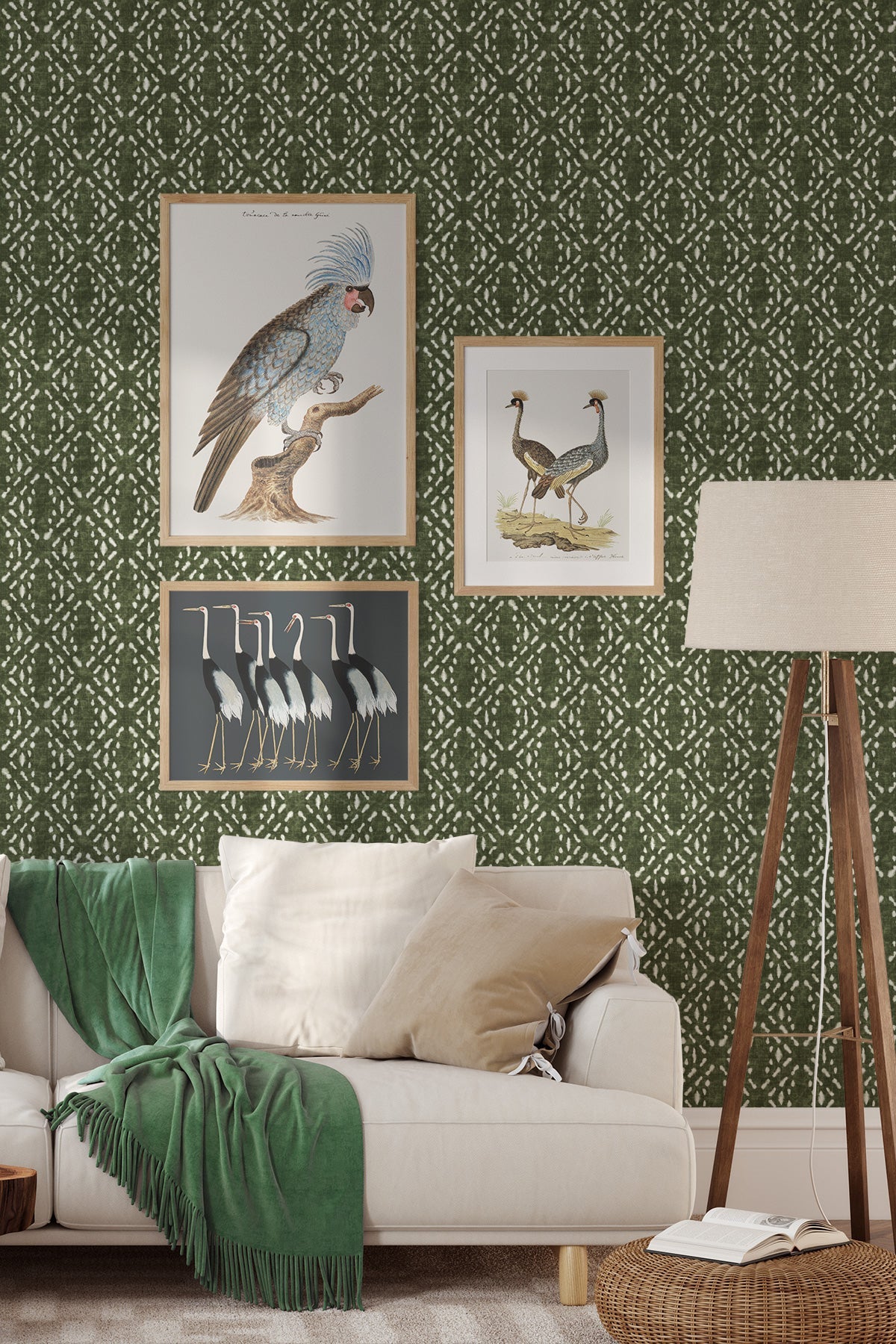 Ethnic Tie Dye / Olive