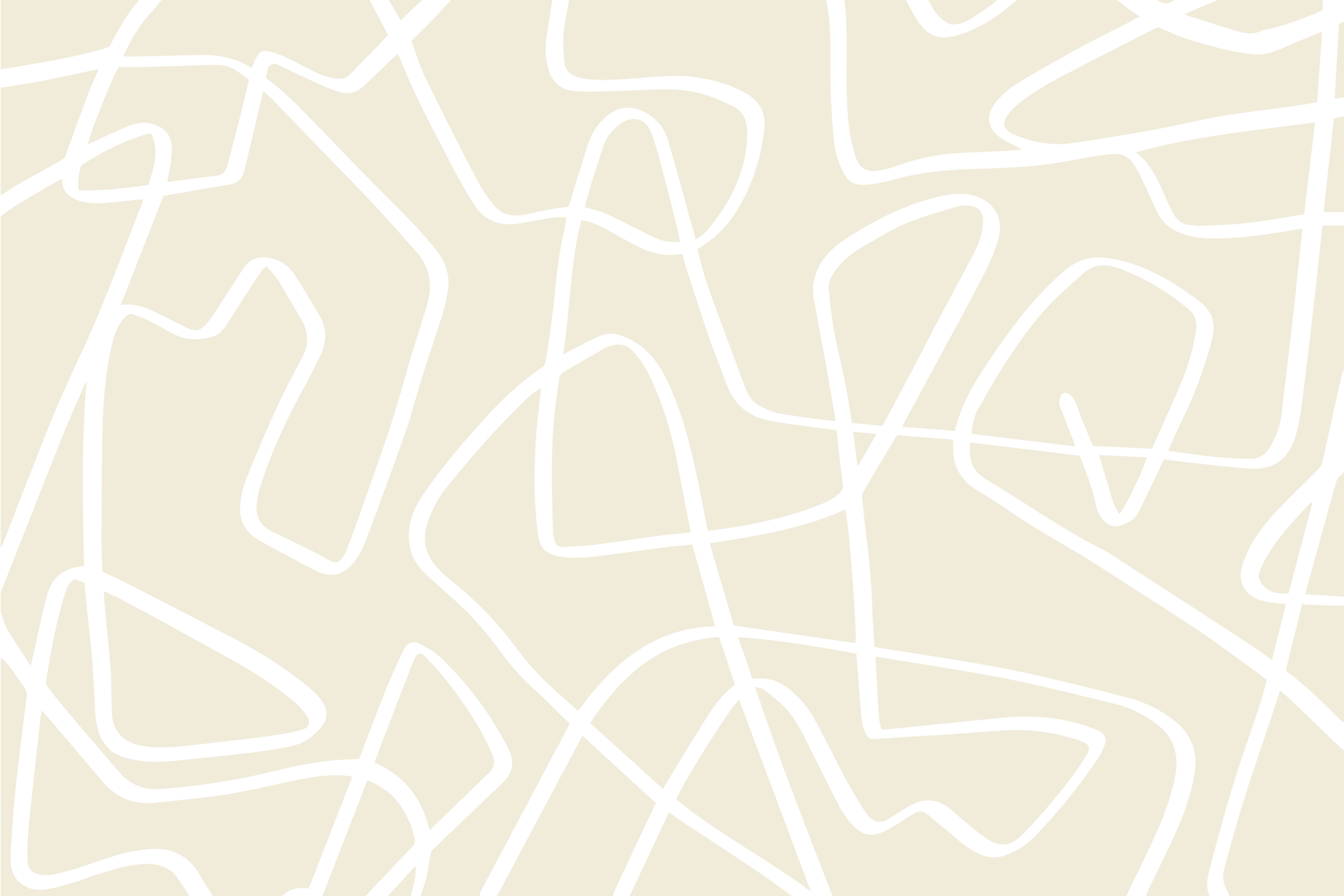 Flowform Abstract / Cream