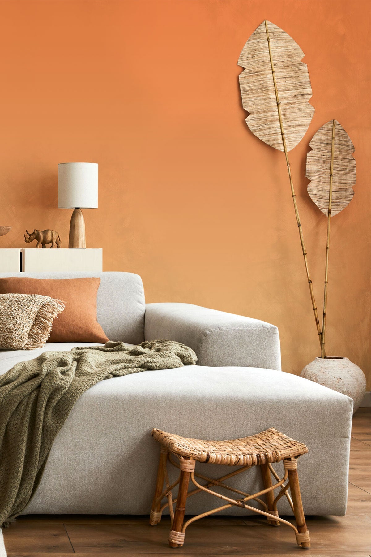 Golden Hour Wallpaper in a living room