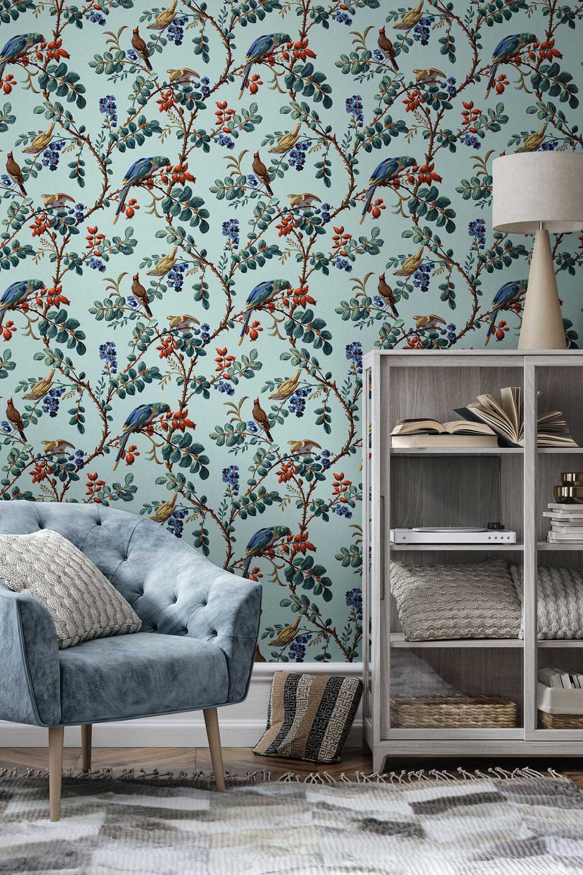 Grenadine / Sky Blue