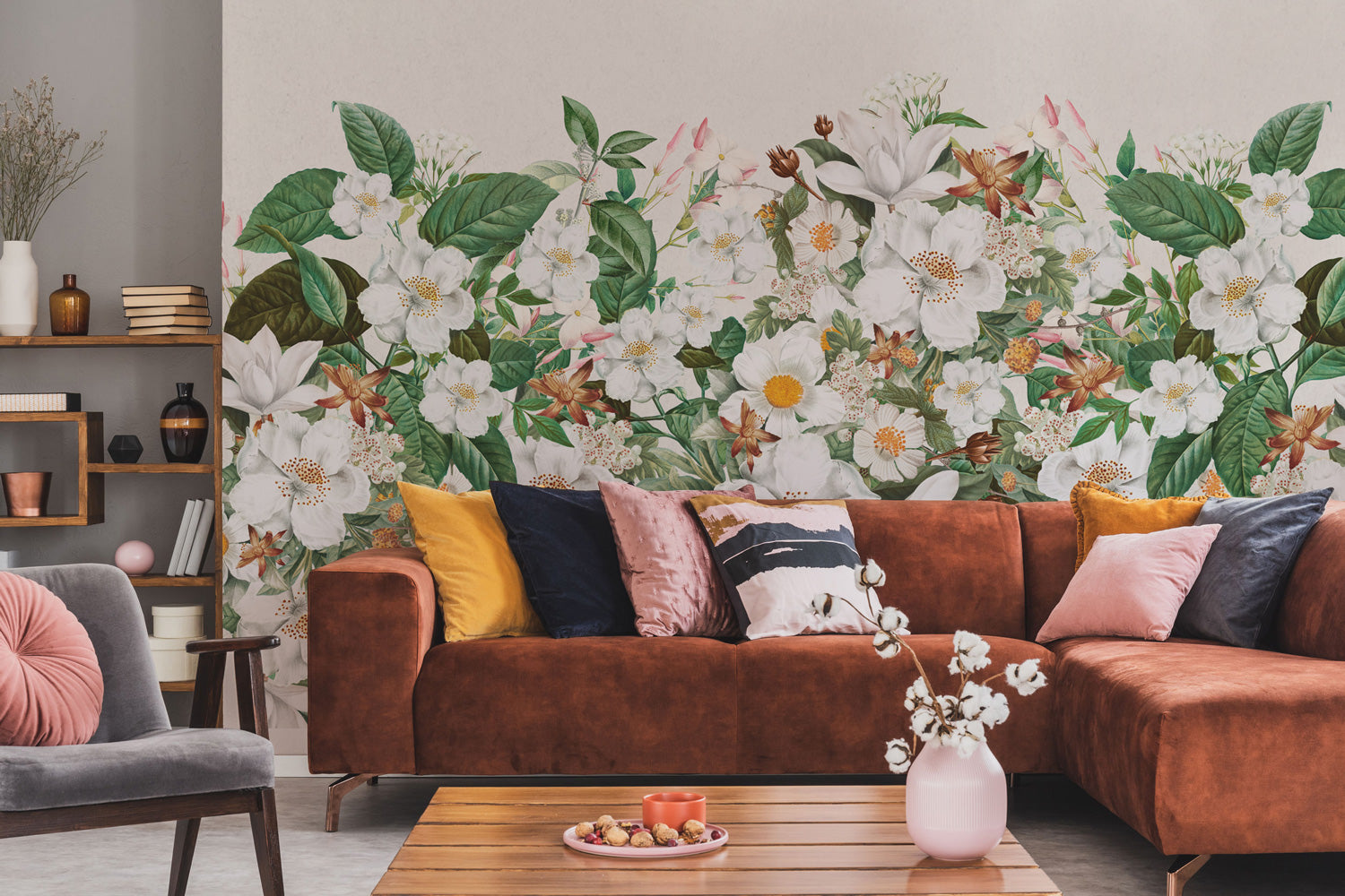 Jasmine Garden Wall Mural