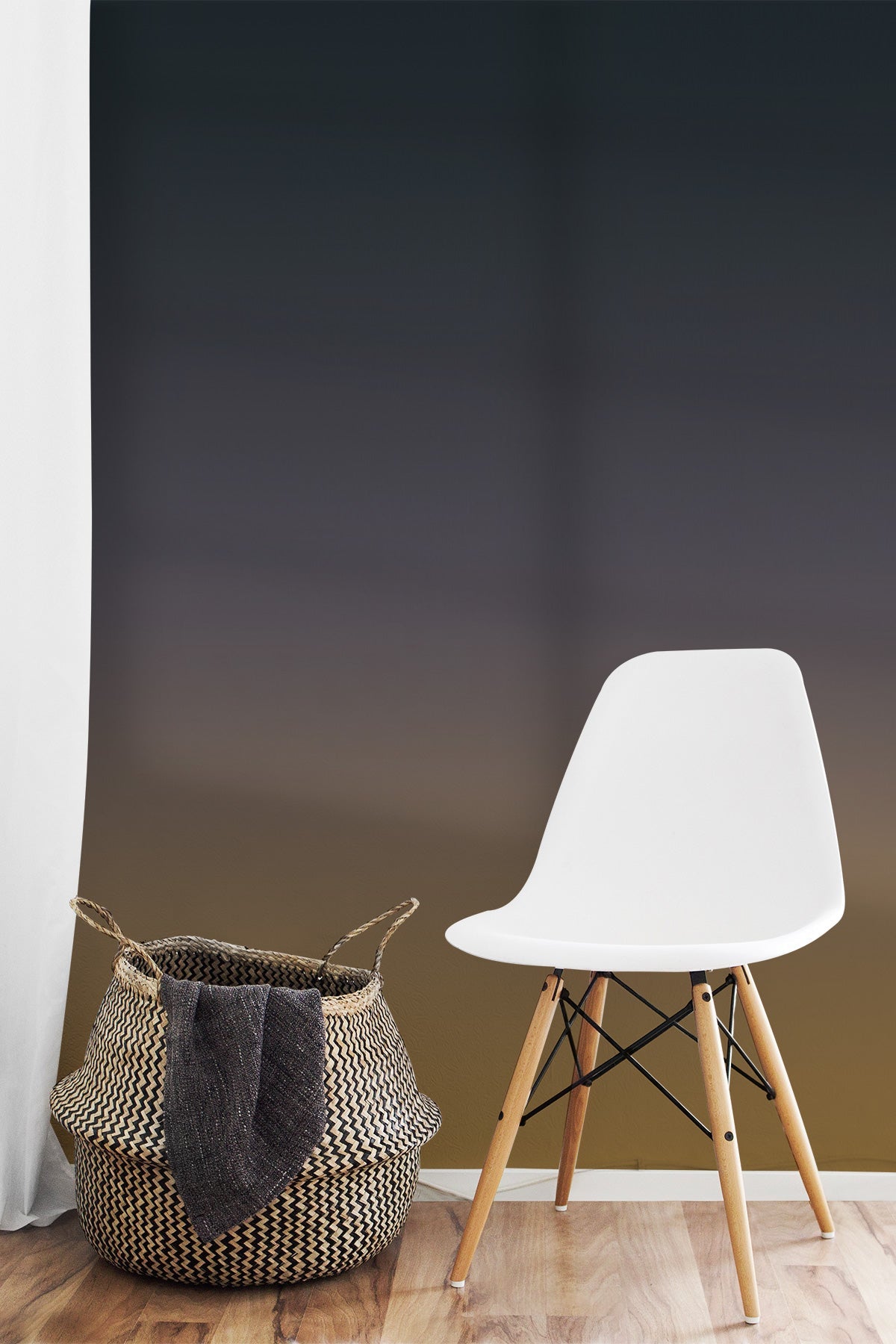 Midnight Mirage Wallpaper in a room