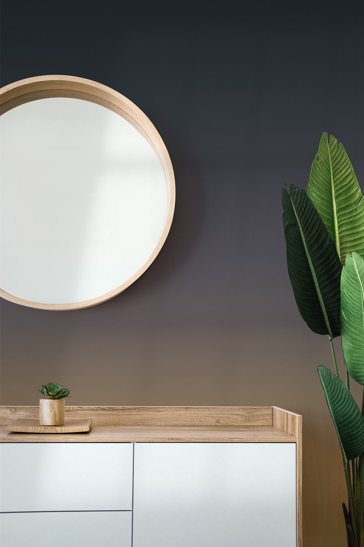 Midnight Mirage Wallpaper in a room