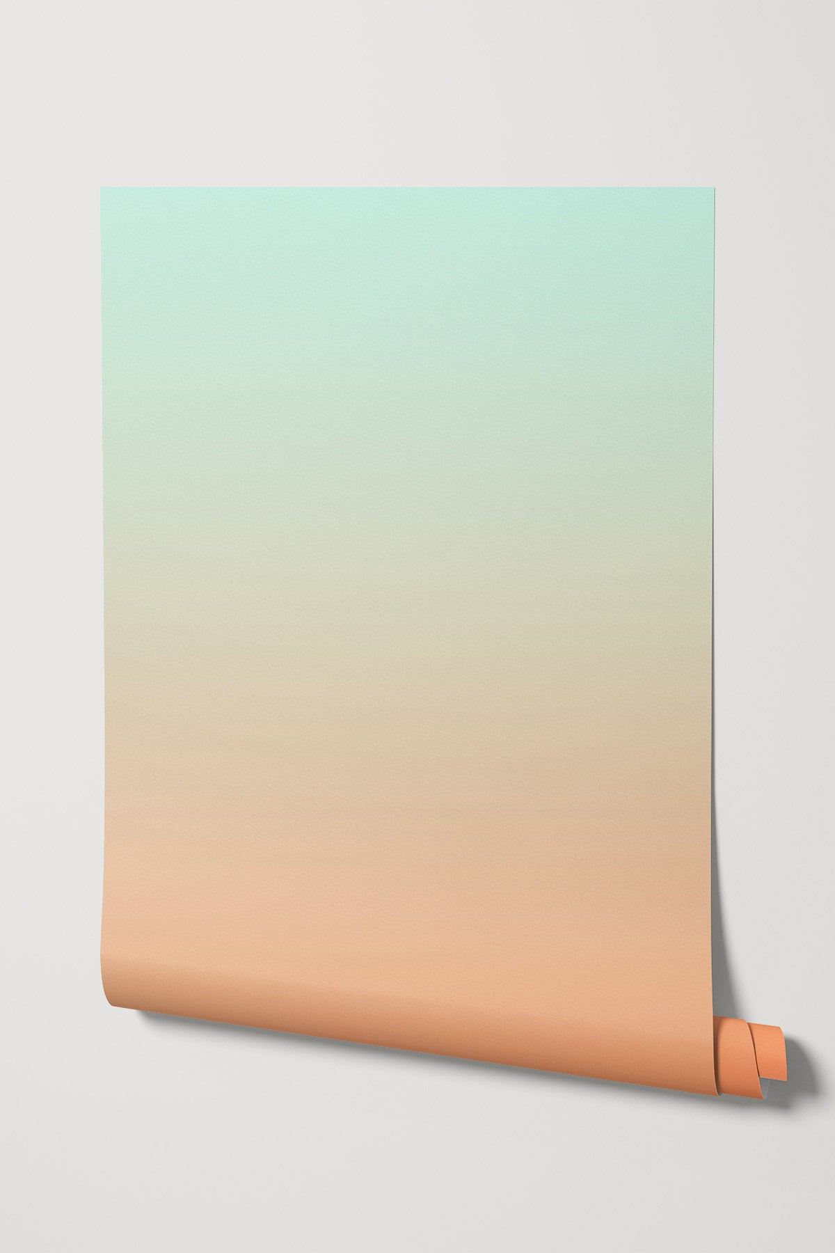 Roll of Minty Peach wallpaper