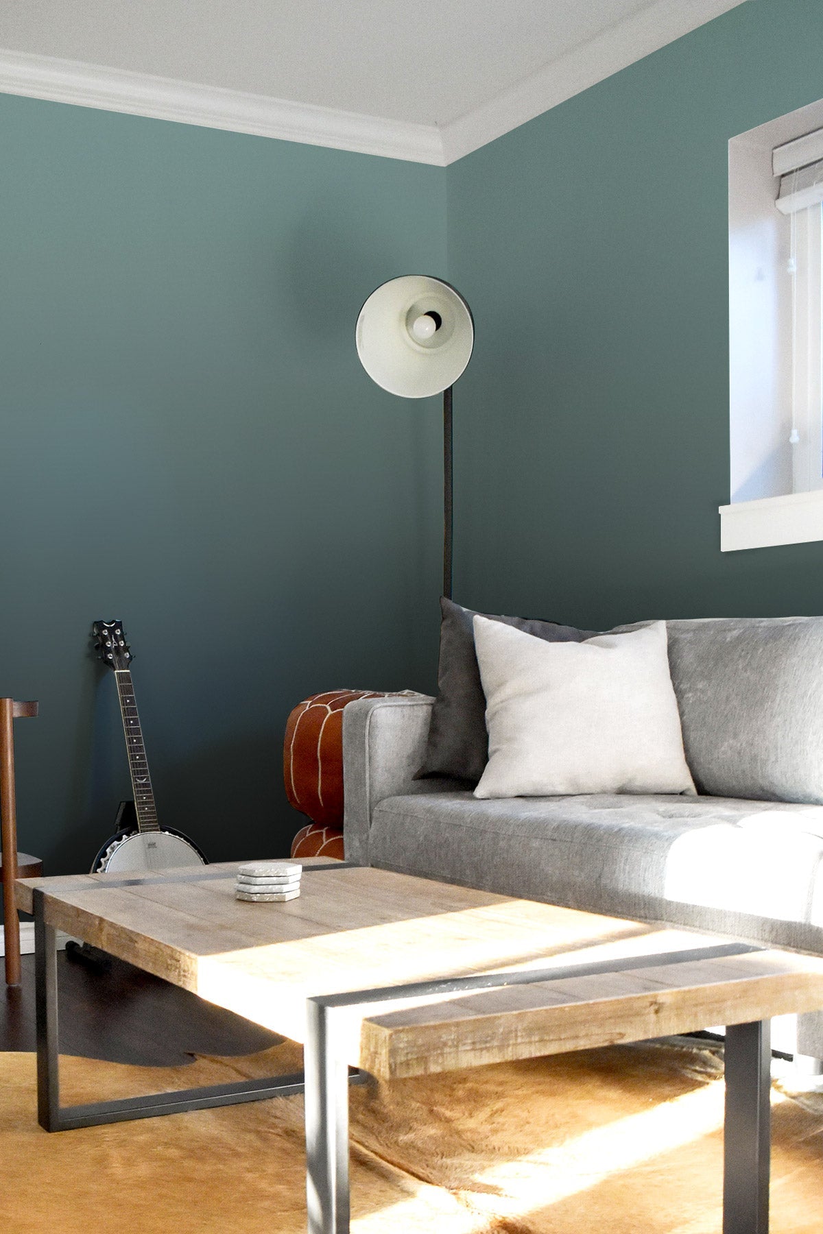 Mystic Forest Wallpaper in a living room