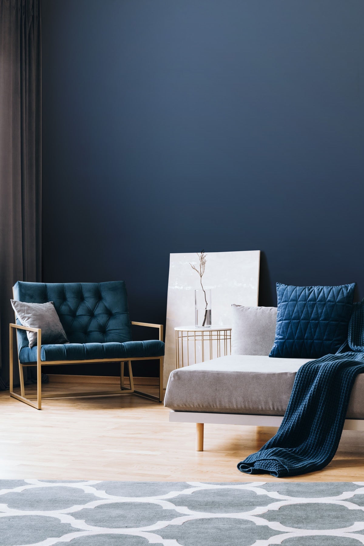 Oceanic Depths Wallpaper in a room