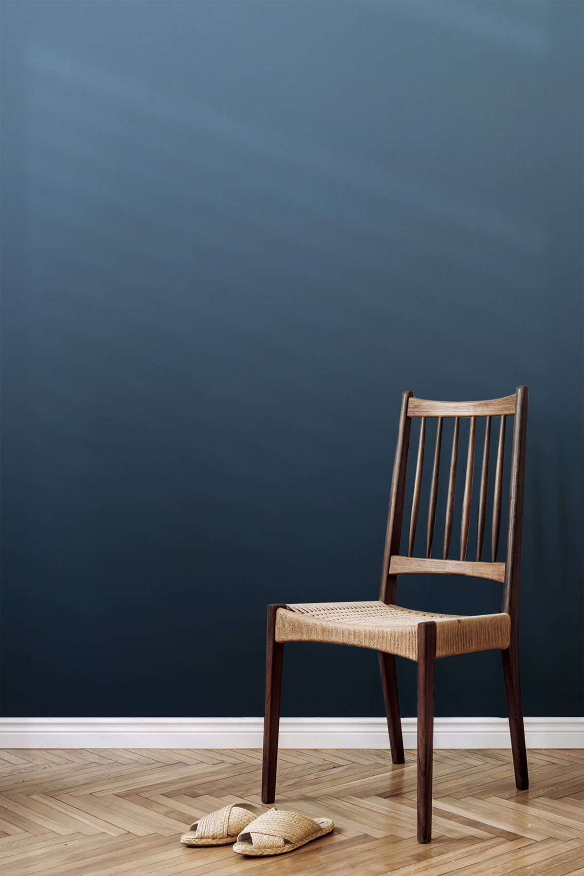 Oceanic Depths Wallpaper in a room