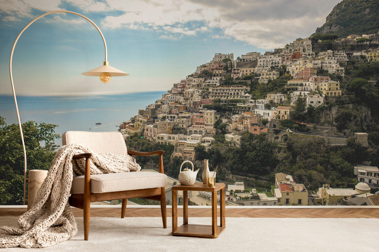 Positano Skyline Wall Mural