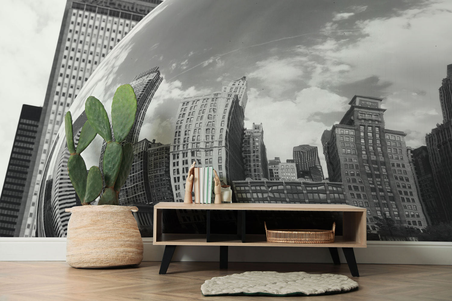 Chicago Cloud Gate Wall Mural