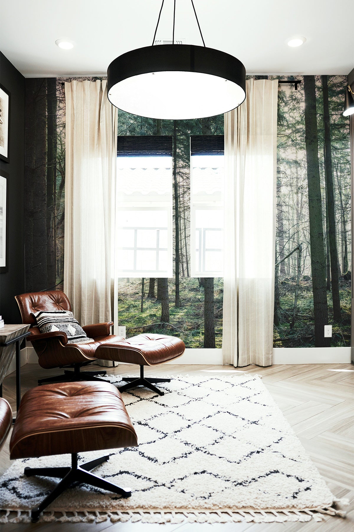 Ethereal Mist Forest Wall Mural