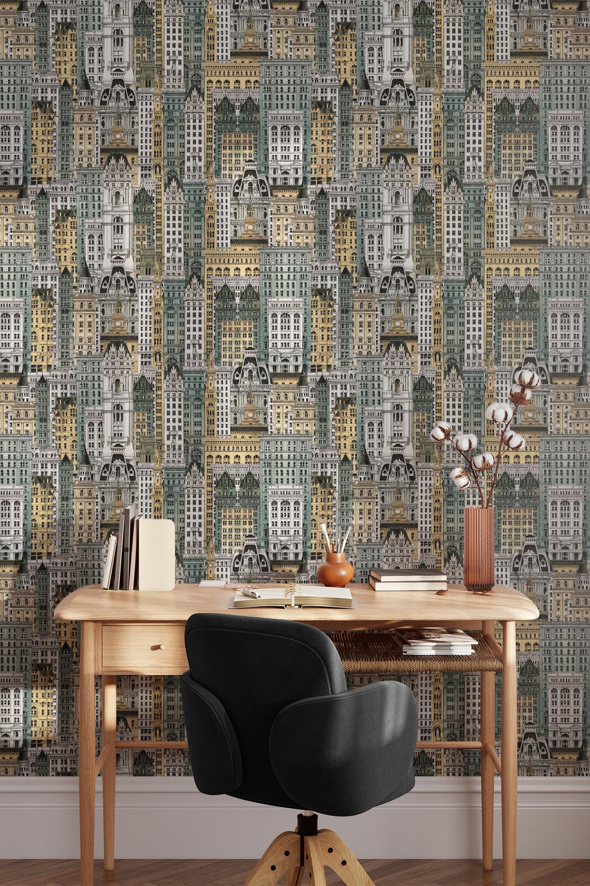 Philadelphia / Yellow & Teal