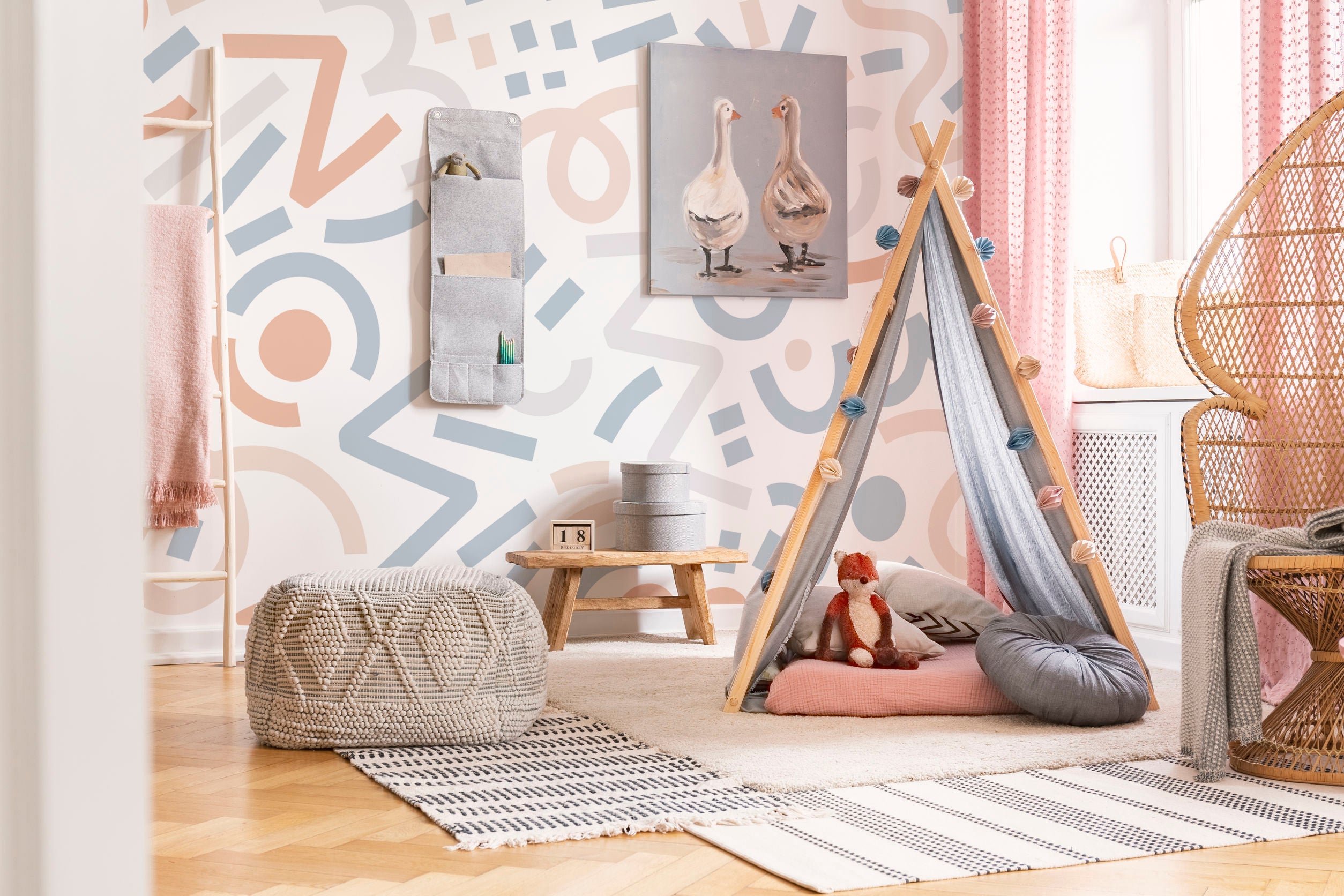 pastel enigma wallpaper mural kids wall murals