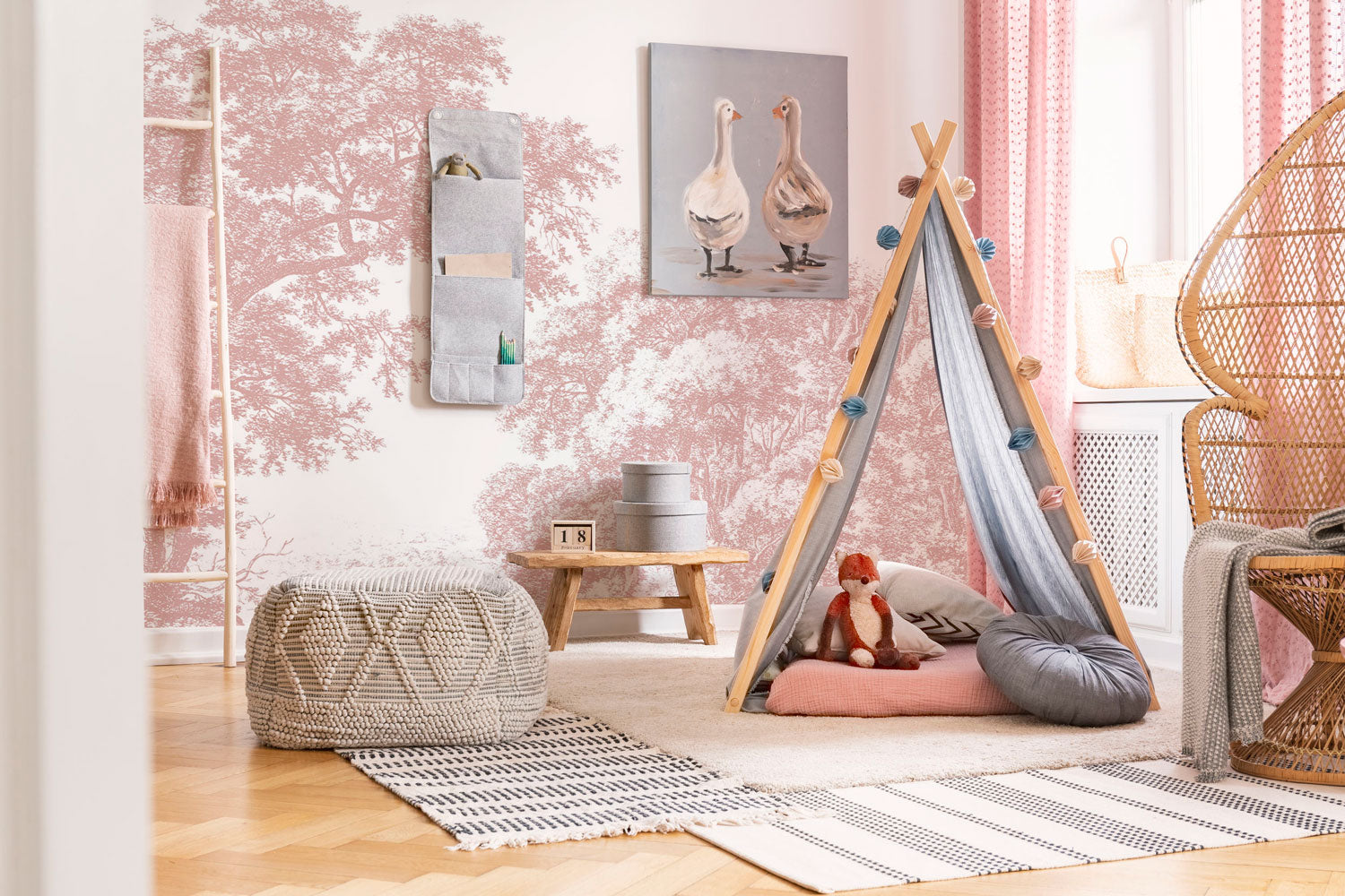 Whispering Blossoms Wall Mural