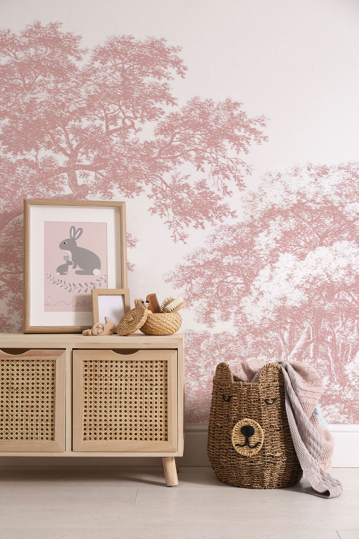 whispering wonders tree wallpaper art for kids