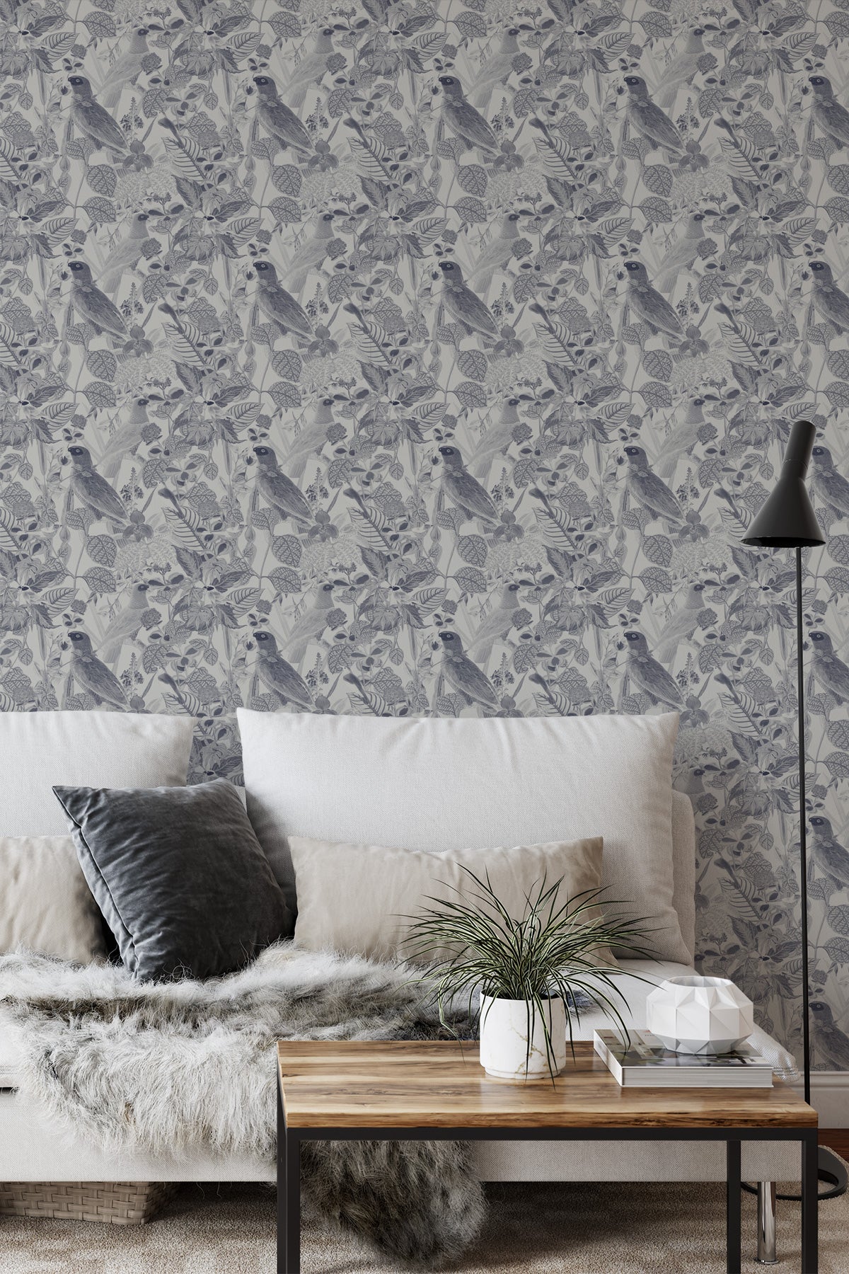 Rainforest of Congo / Gray