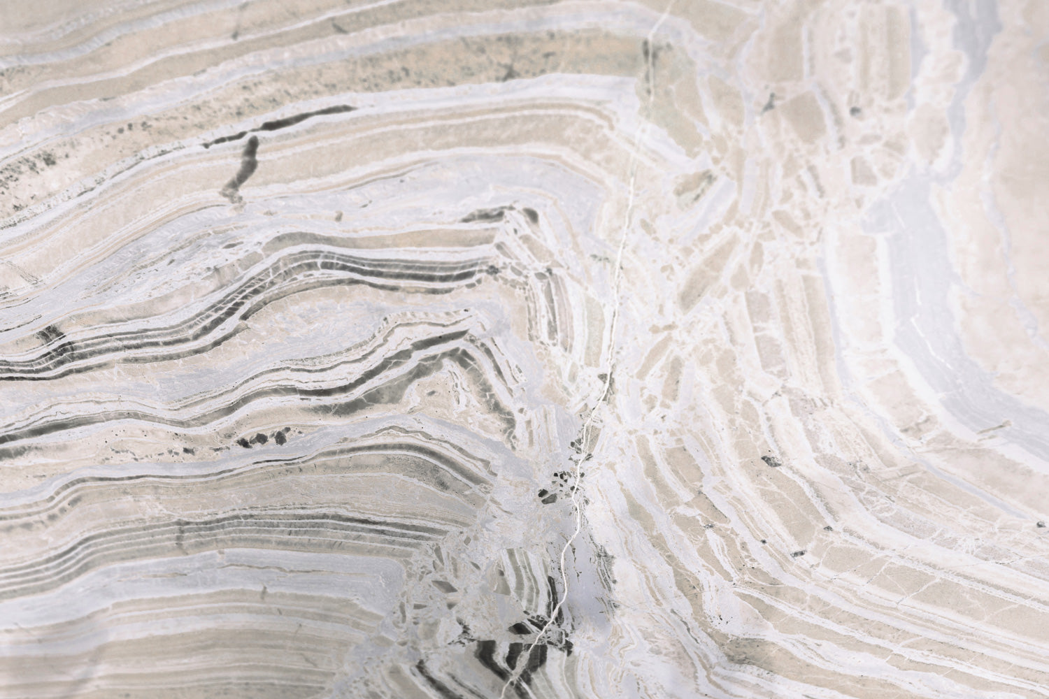 Beige Rough Marble Wall Mural