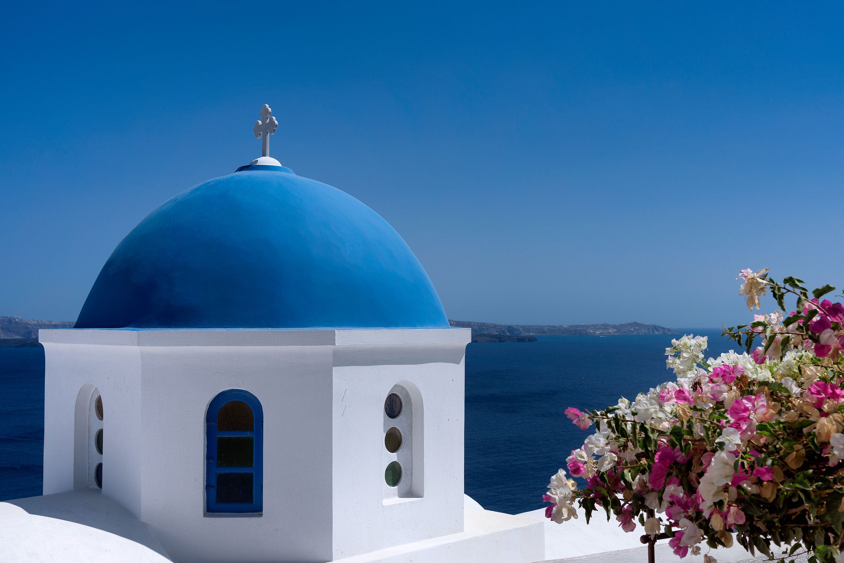 Santorini Dreamscape Wall Mural