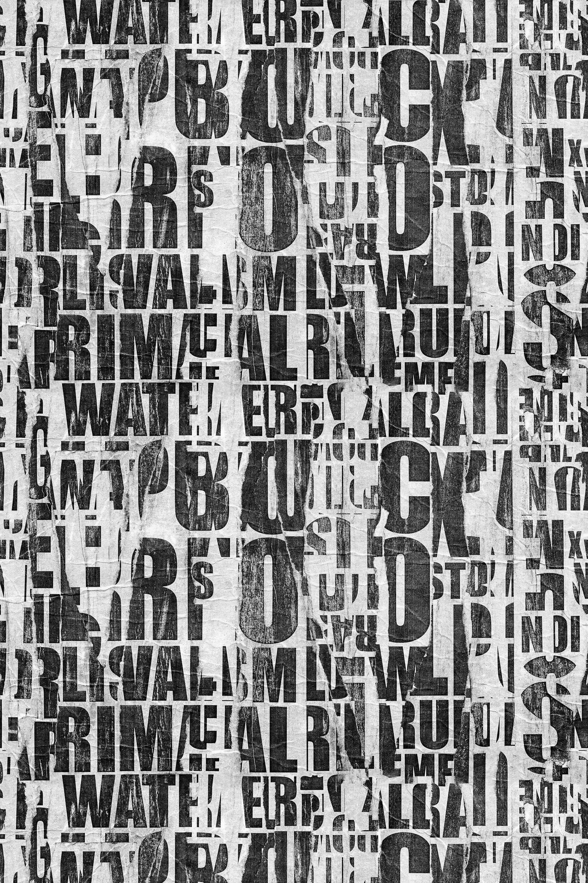 Street Script / Black and White