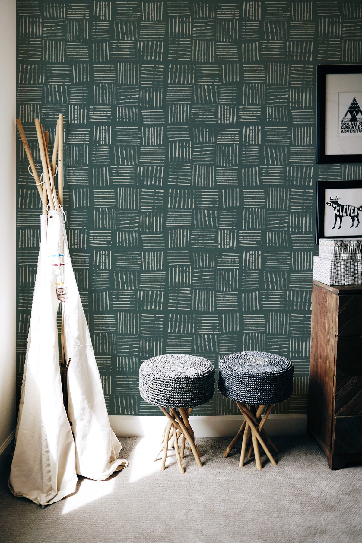 Strokes Party Dark / Teal