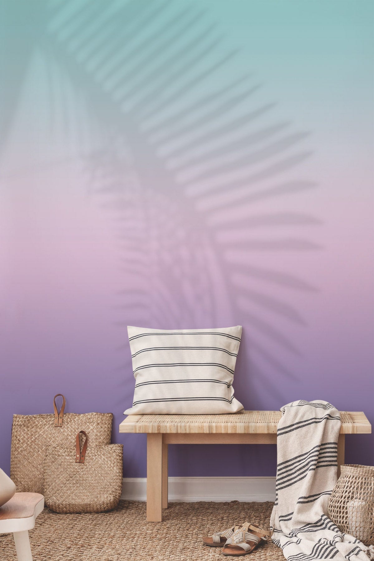 Sugar Rush wallpaper in a room