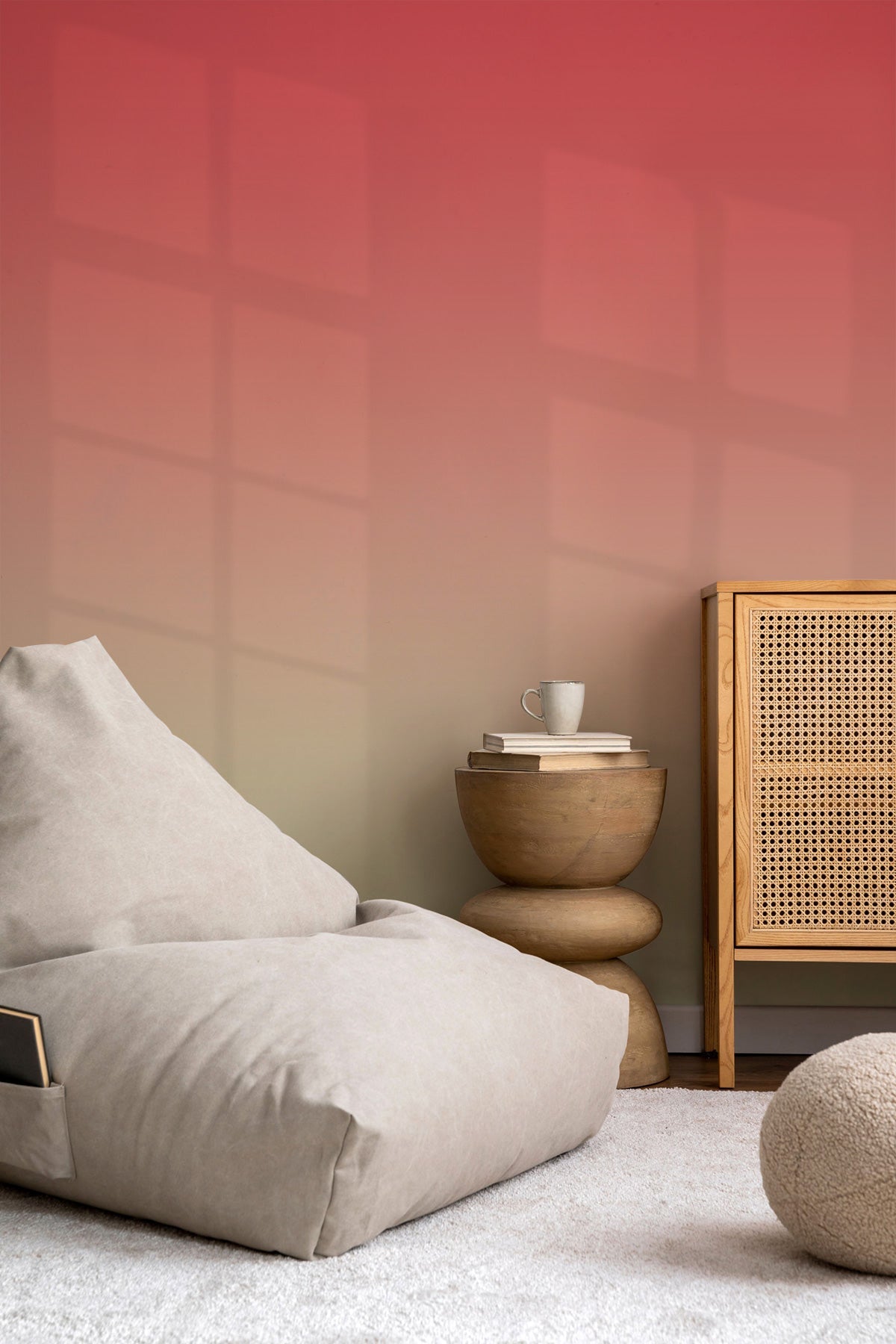 Velvet Sun wallpaper in a room