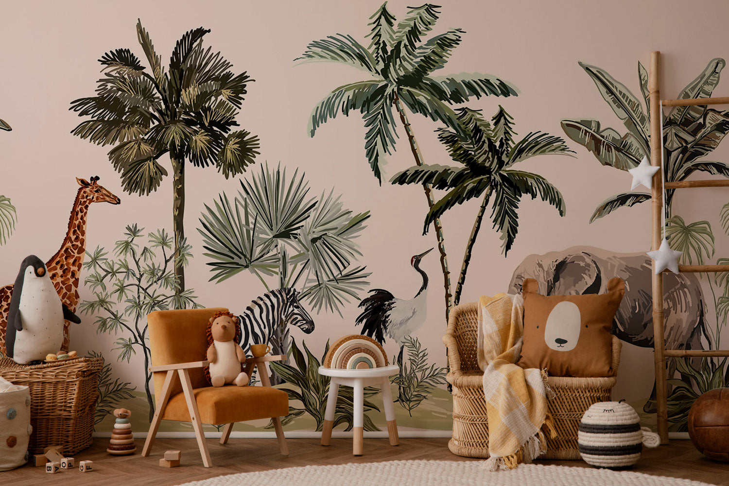 Wild Safari Wall Mural