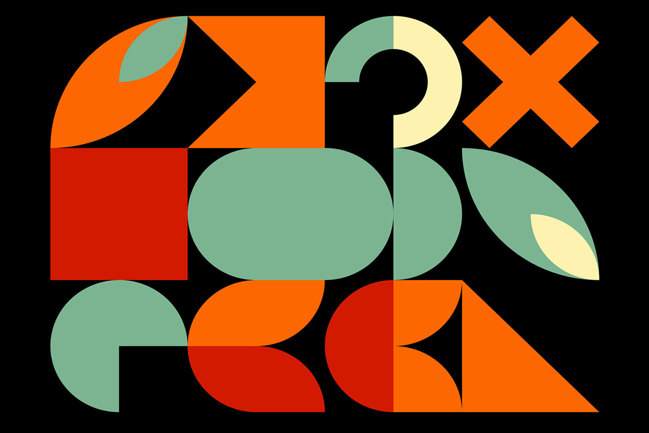 Minimal Geomtertric Wall Mural