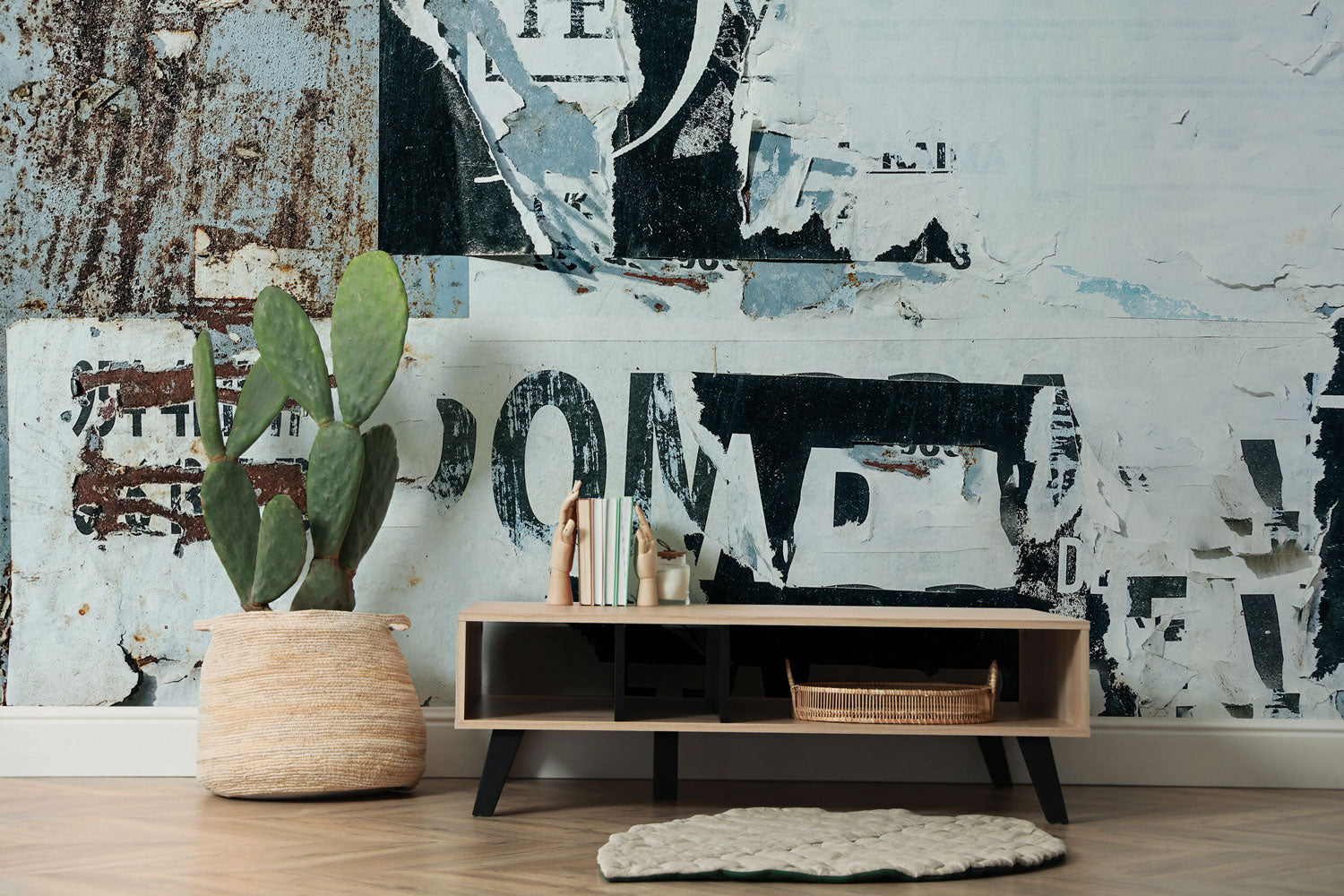 Grunge Poster 2 Mural Wallpaper