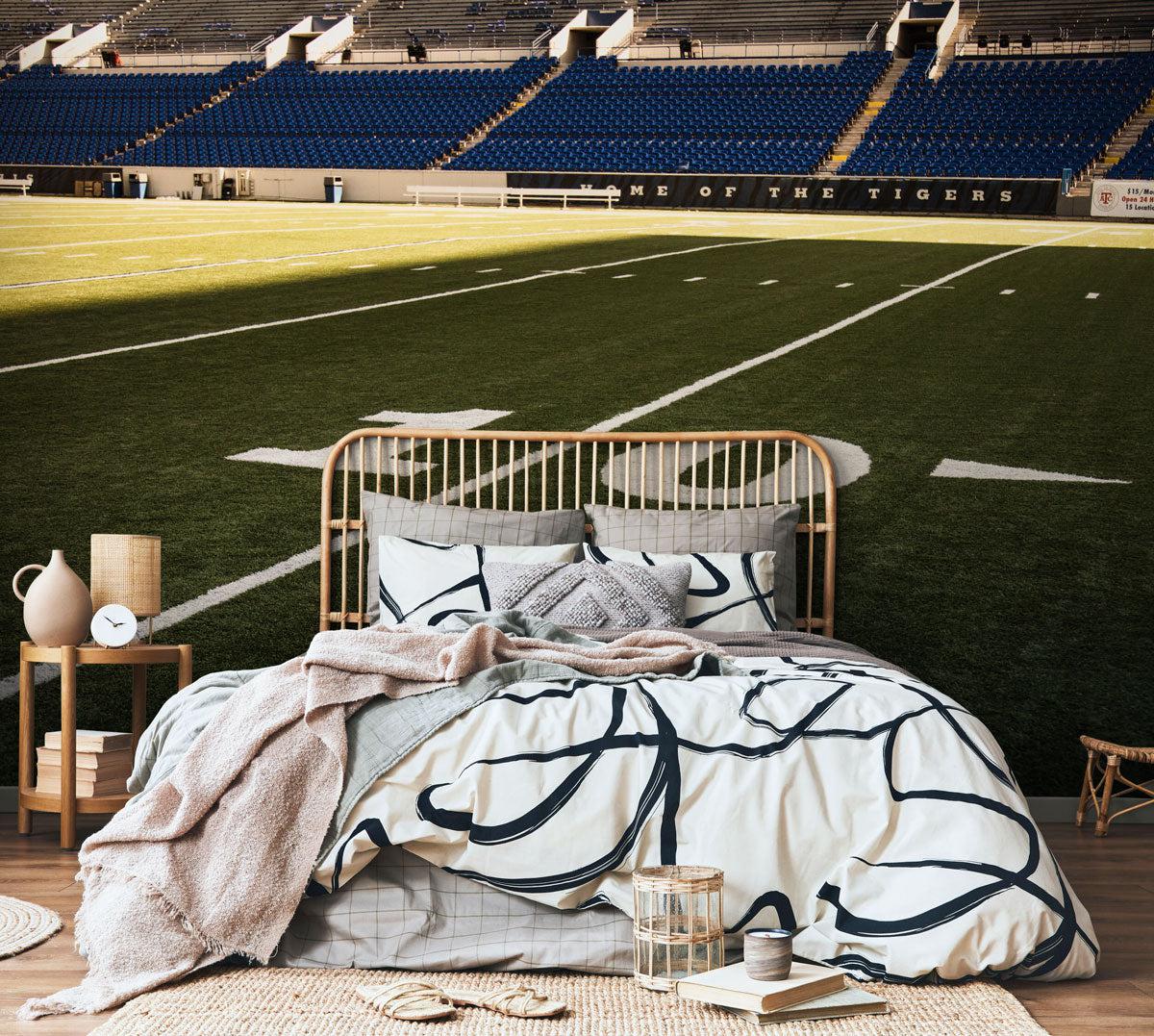 10 Yard Line Football Stadium Wall Mural-Wall Mural-Eazywallz