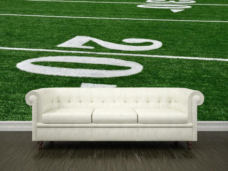 20 Yard Line On A Football Field Wall Mural-Wall Mural-Eazywallz