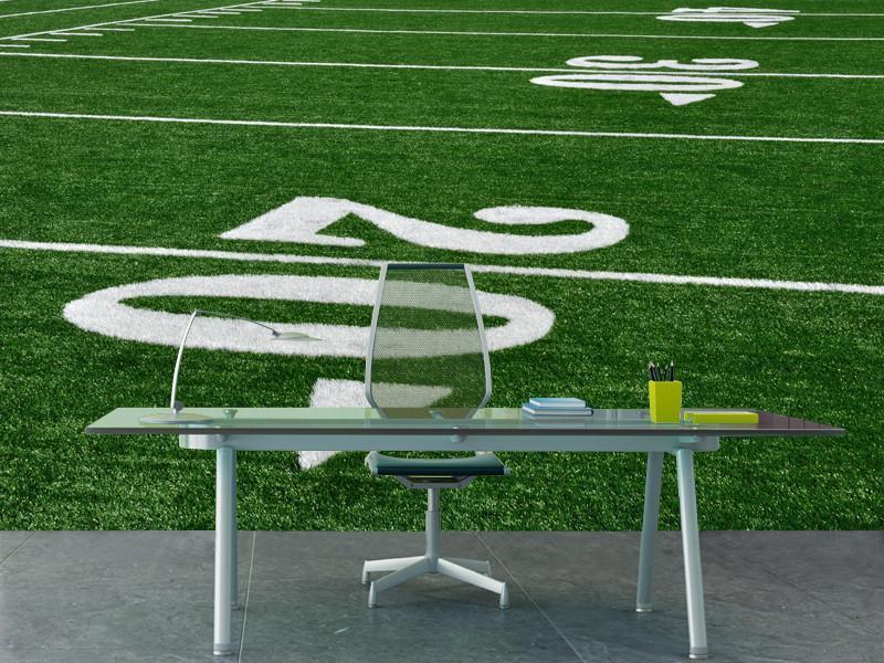 20 Yard Line On A Football Field Wall Mural-Wall Mural-Eazywallz