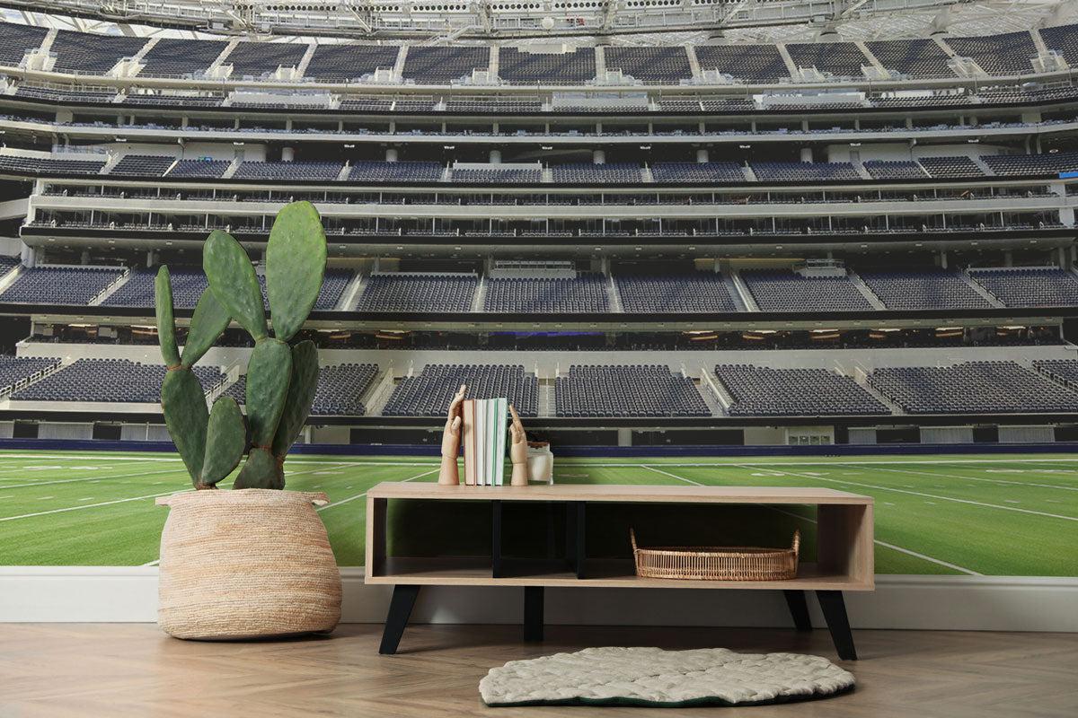 50 Yard Line Football Stadium Wall Mural-Wall Mural-Eazywallz