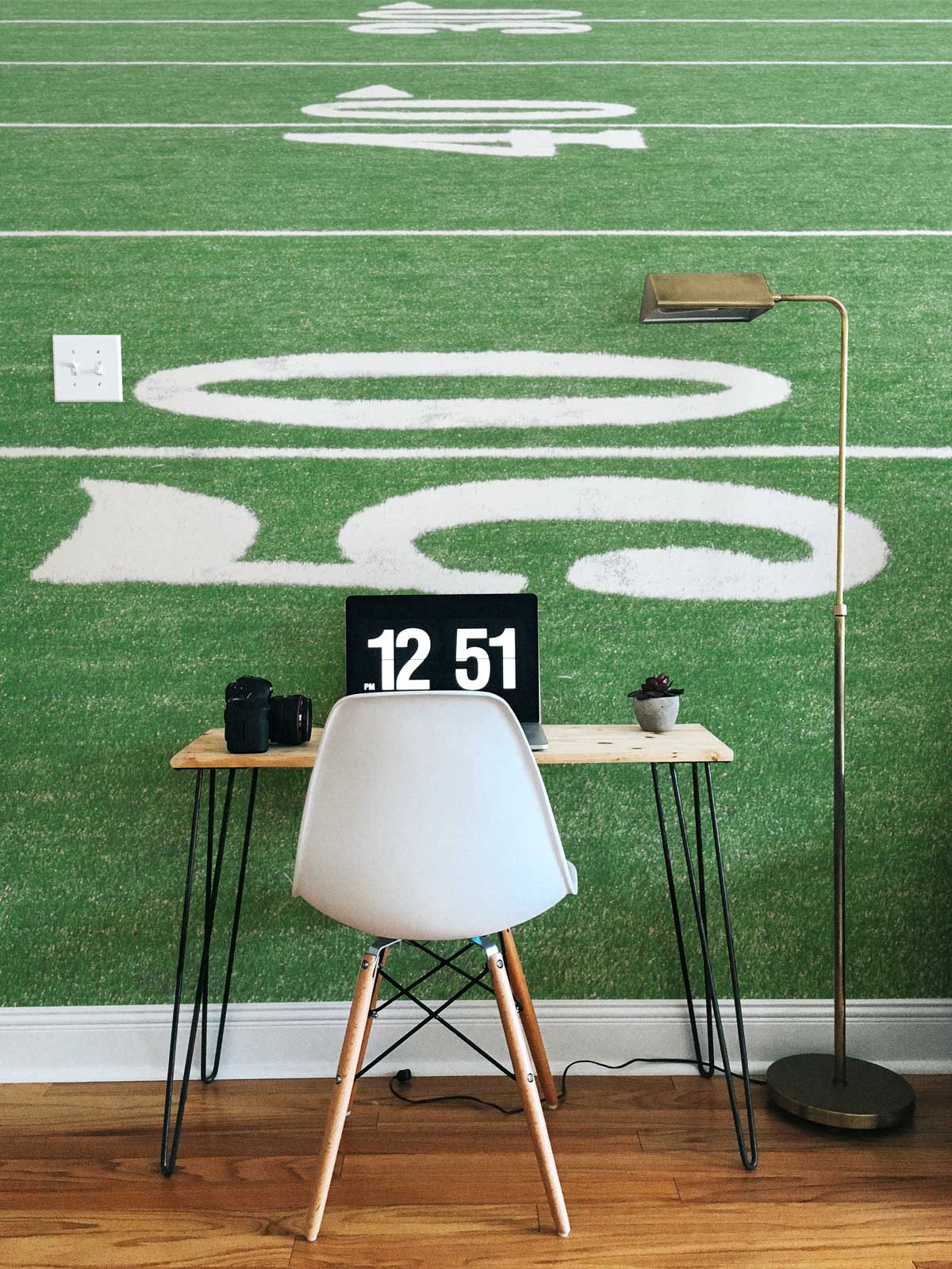 50 yard line Wall Mural-Wall Mural-Eazywallz